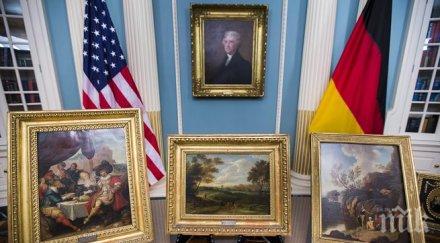 сащ върнаха германия картини спечелени покер време войната