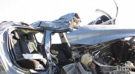 жена загина тежка катастрофа пътя русе разград снимка