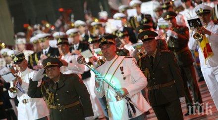 втори парад военните духови оркестри навечерието