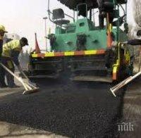 Асфалтират улици в Казанлък 