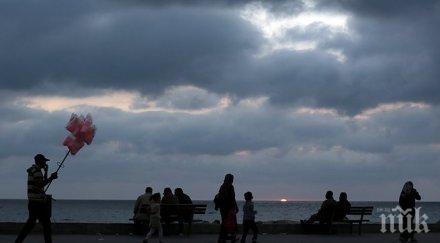 лятото отстъпва облаци дъжд температурите падат