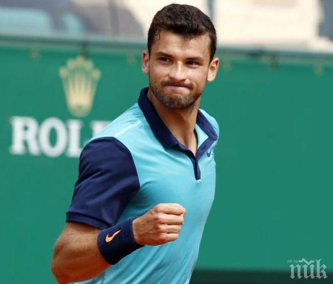 Страхотен Григор отново би Вавринка и е на 1/4-финал в Мадрид