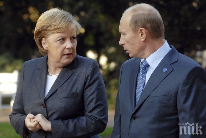 Путин и Меркел ще обсъдят кризата в Украйна на среща в Москва на 10 май