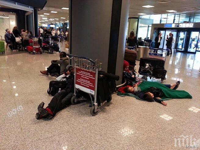 Хиляди пътници блокирани на летище в Рим, десетки полети са отменени