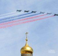 Многобройна авиация и нова техника на парада на победата в Москва