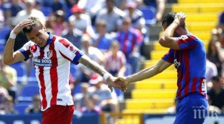 атлетико мадрид издъни леванте трепери