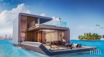 уникално дубай прави домове насред морето снимки