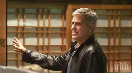 джордж клуни тридневно парти рождения ден