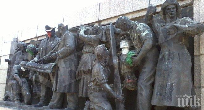 Охраняват паметника на съветската армия на 9 май