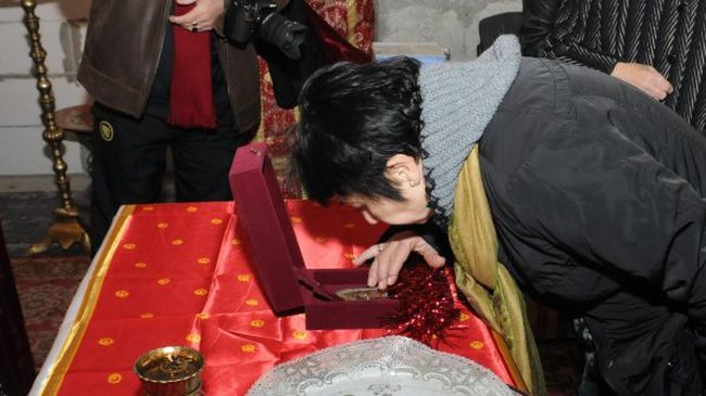 Икона от Витлеем изнесоха в Бургас (снимки)