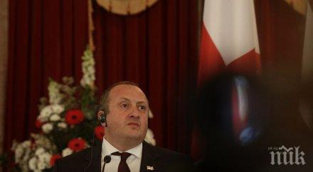 грузия демонстрира сътрудничество нато