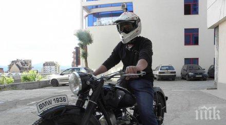 благоевградчанин възстанови годишен мотоциклет bmw