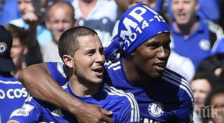 избраха азар футболист годината англия журналистите