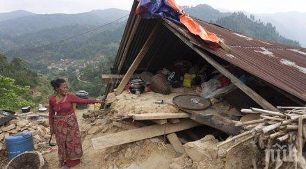 жертви мощния трус непал