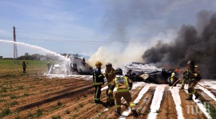 откриха черните кутии разбилия испания военнотранспортен самолет