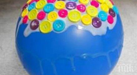 залепиха копчета балон резултатът нещо невероятно красиво твоя дом