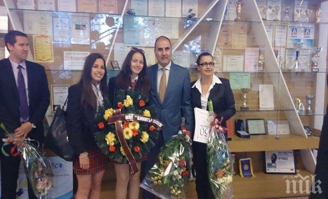 Цветанов бе гост на Неврокопската професионална гимназия в Гоце Делчев