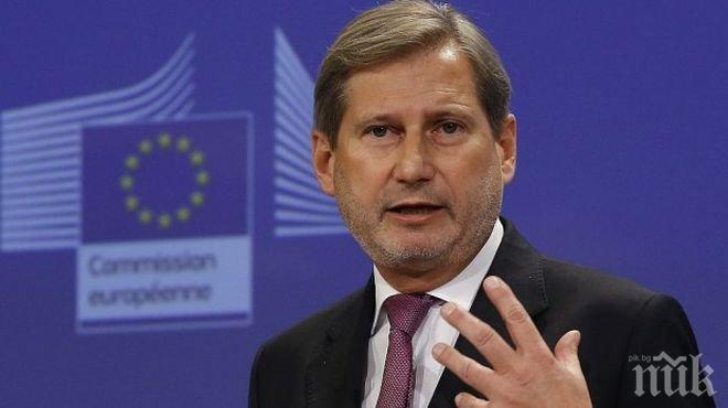 Йоханес Хан: Куманово не трябва да отклонява вниманието от кризата 