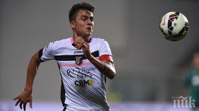 Юве слага ръка върху голямата звезда на Палермо