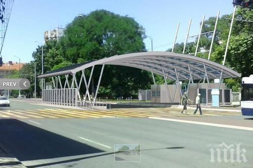 Разследват кражба от строежа на Централната автобусна спирка в Бургас