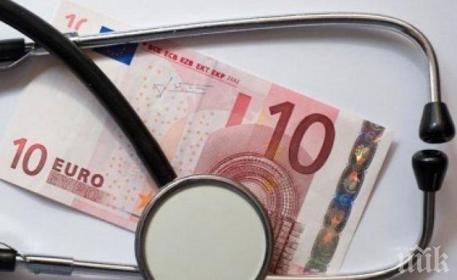 С 16,4% повече събрани здравни вноски