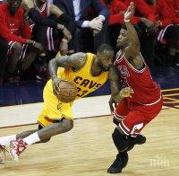 Кливлънд надигра Чикаго, Леброн Джеймс отбеляза 38 точки