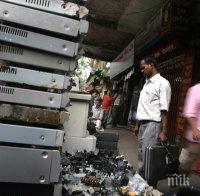 Електронният боклук носи печалби на черно, вреди на здравето