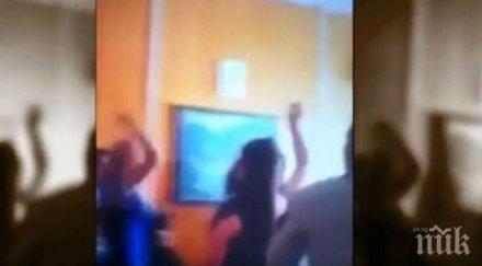 пълно падение кресна абитуриенти играят гнусни кючеци кабинета кмета видео