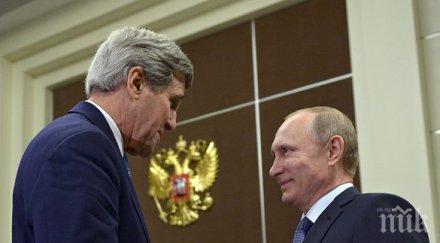 срещата путин кери продължи часа