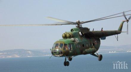 вертолетът прищина паднал тренировъчен полет