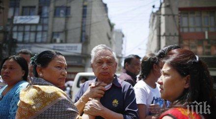 жертви земетресението непал близо вторични труса