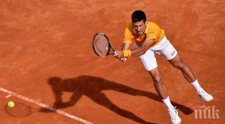 джокович пак загуби сет четвъртфиналист рим