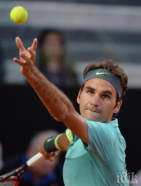 Федерер, Вавринка и Ферер с победи в Рим