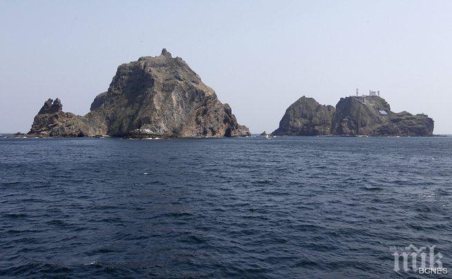  Маневри на Южна Корея със спорен район