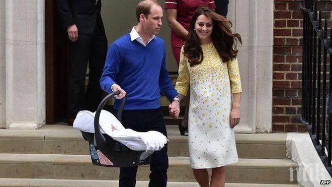 Принц Уилям изоставя новородената си дъщеричка, заминава за Швейцария