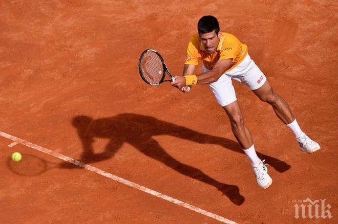 Джокович пак загуби сет, но е четвъртфиналист в Рим