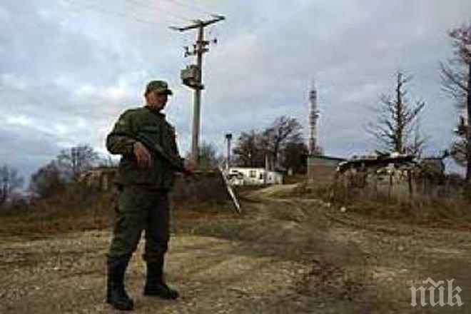 Сръбски четници спрени на границата с Македония