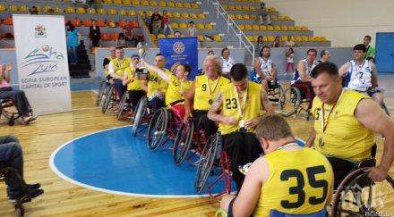 балкан стана шампион първия турнир баскетбол хора инвалидни колички