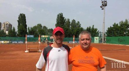 издателят пик недялко недялков финалист суперпрестижен турнир тенис снимка