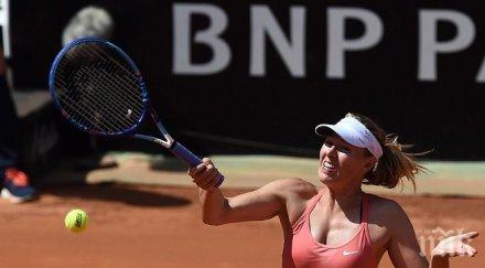 шампионски хеттрик шарапова рим