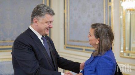 нуланд сервира порошенко искане автономия донбас