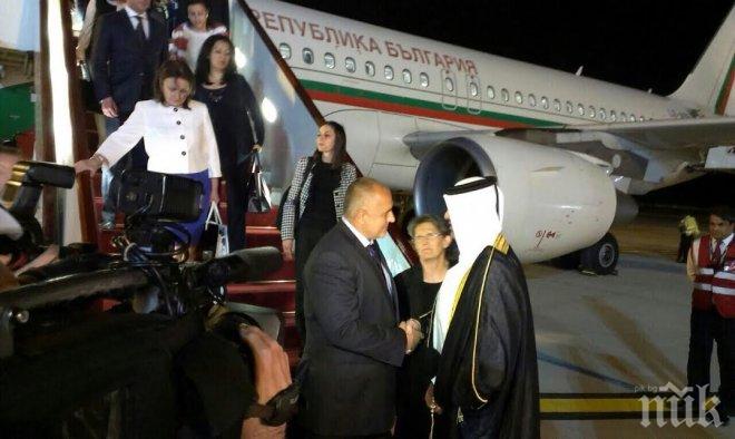 Първо в ПИК! Премиерът Бойко Борисов кацна в Катар (обновена и снимки)