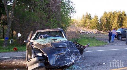 пореден кошмар пътя годишен младеж бмв влетя насрещното бясна скорост загуби контрол загина