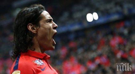 атлетико фаворит подписа кавани