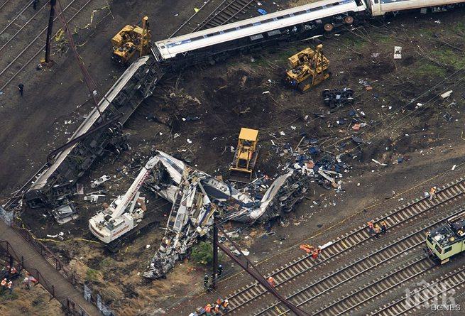 Дерайлиралият във Филаделфия влак не е уцелен с куршум