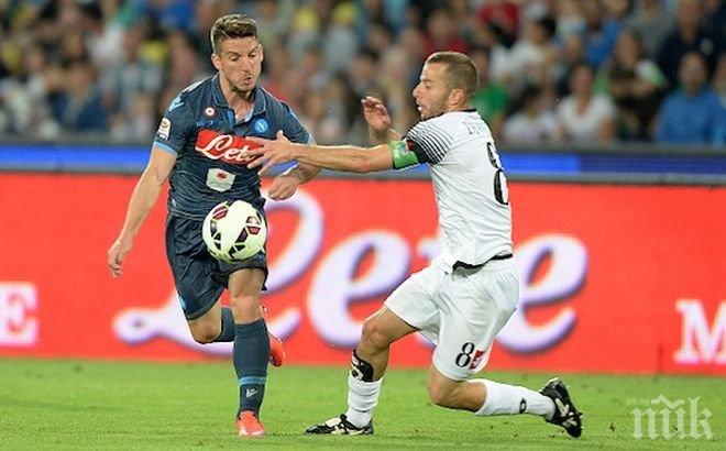 Изстрадана победа остави Наполи в голямата игра 

