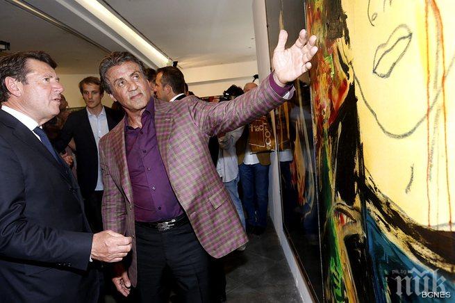 Сталоун във Франция с ретроспектива на художественото му творчество