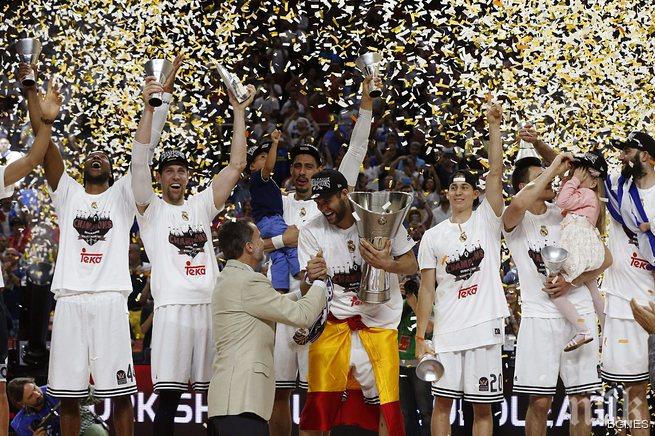 Реал Мадрид е първенец в Евролигата за първи път от 20 години