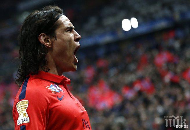 Атлетико е фаворит за подписа на Кавани