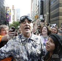 Бил Мъри пиян по време на интервю